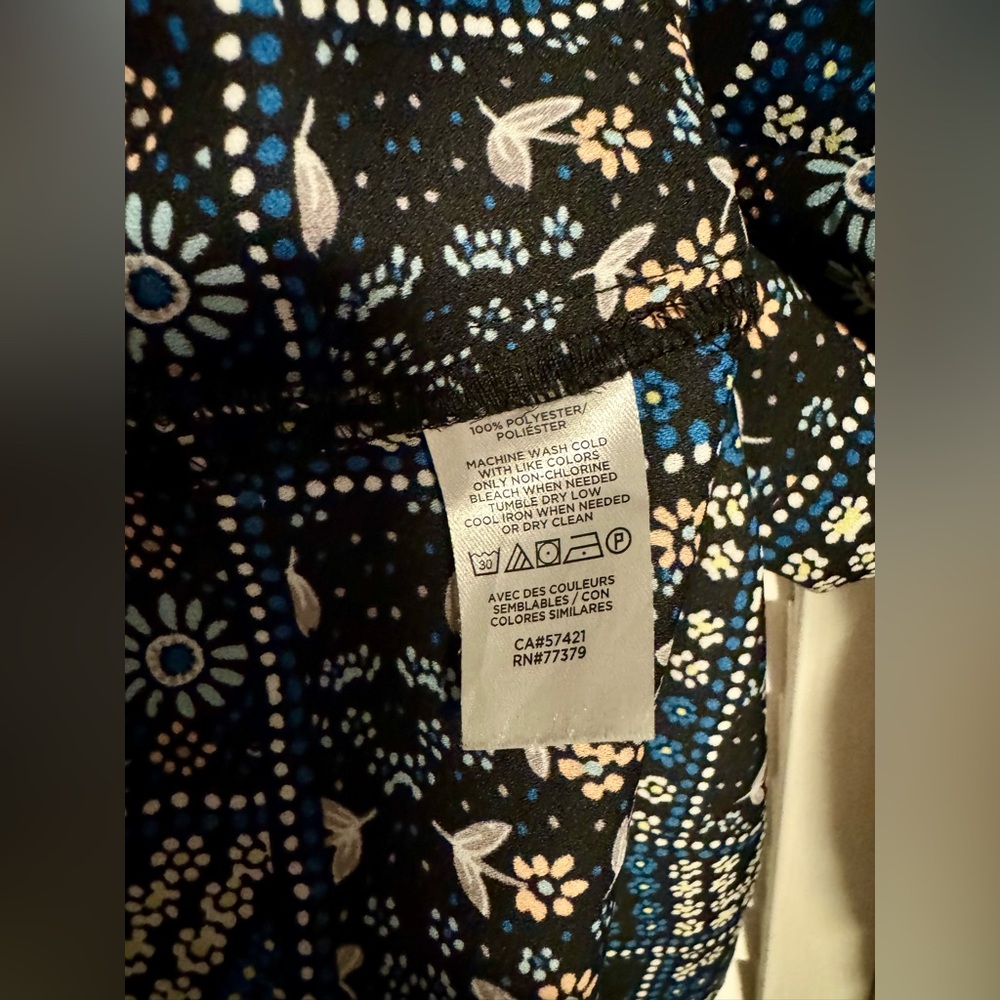 Loft Plus Patchwork Blouse Size 18 - image 5